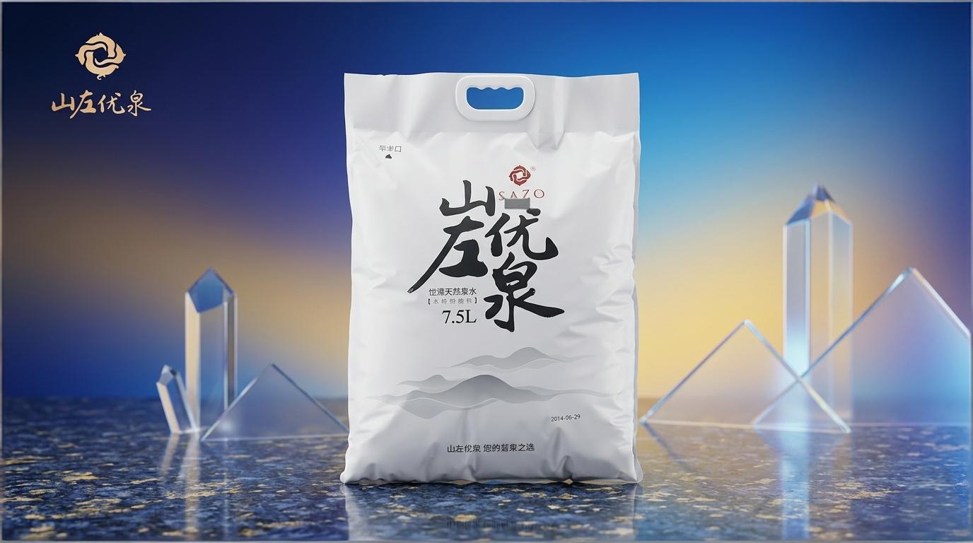 潍坊山左优泉袋装水,源自亿年岩层的齐鲁文化好水