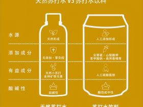 苏打水饮料与天然苏打水有什么区别？